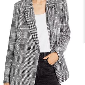 AQUA Oversize Plaid Blazer - 100% Exclusive by Bloomingdale’s. New